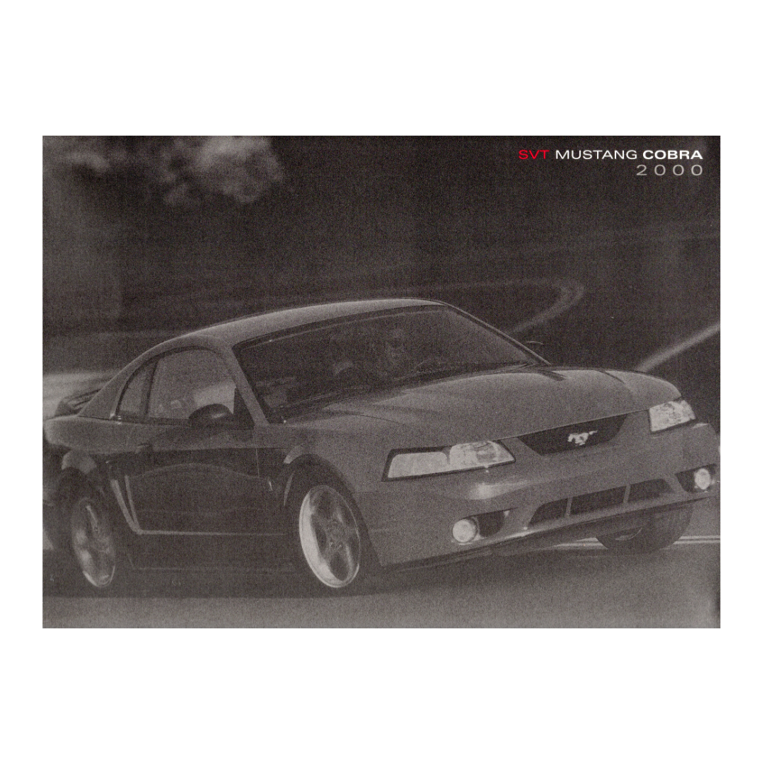 2000 SVT Cobra Brochure - Ford Show Parts